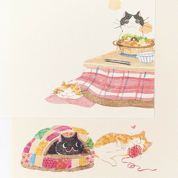 Papier Lettre Chat Nekorobi - Home Sweet Home | Moshi Moshi Paris