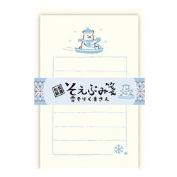 Papier Lettre & Enveloppe Snow - Kawaii | Moshi Moshi Paris