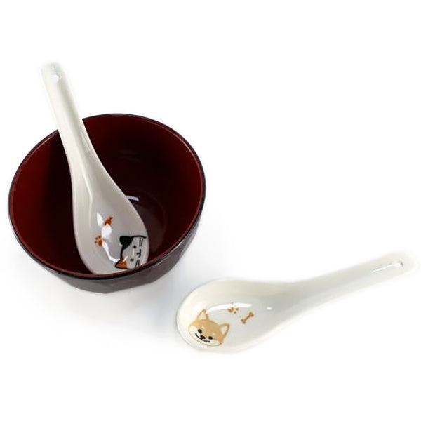 Cuillère Shiba Inu - Porcelaine Japonaise | Moshi Moshi Paris 