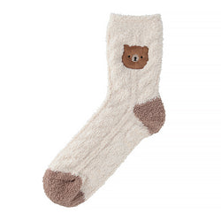 Chaussette D'Intérieur Kawaii - Brown Bear | Moshi Moshi Paris