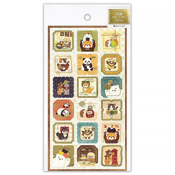 Stickers Seal Animal - Made in Japan | Moshi Moshi Paris