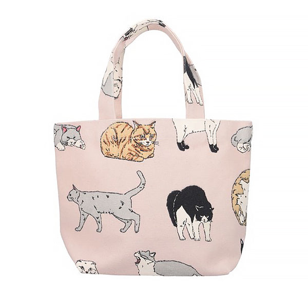 Mini Tote Bag Pink Cat - Kawaii | Moshi Moshi Paris