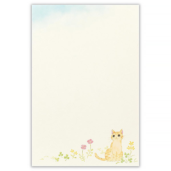 Carnet Papier Lettre Kawaii - Chat Nekorobi | Moshi Moshi Paris