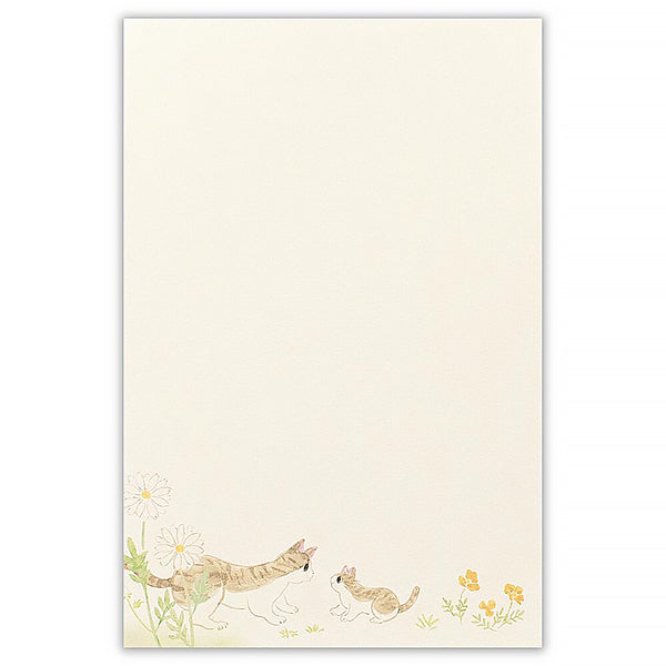 Carnet Papier Lettre Kawaii - Chat Nekorobi | Moshi Moshi Paris