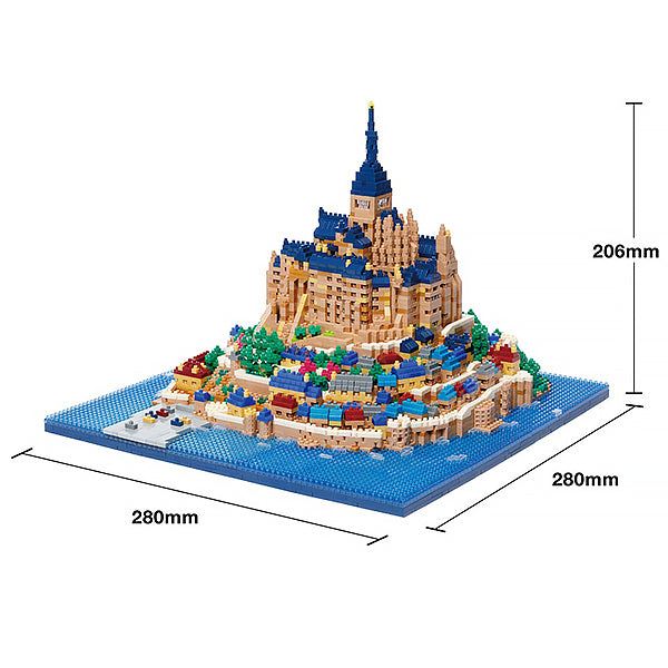 Nanoblock Mont Saint Michel - Delux Edition | Moshi Moshi Paris