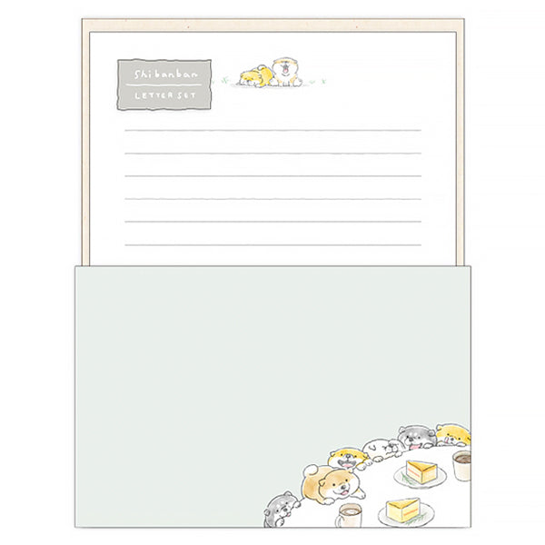 Papier Lettre & Enveloppe - Shiba I See You | Moshi Moshi Paris 