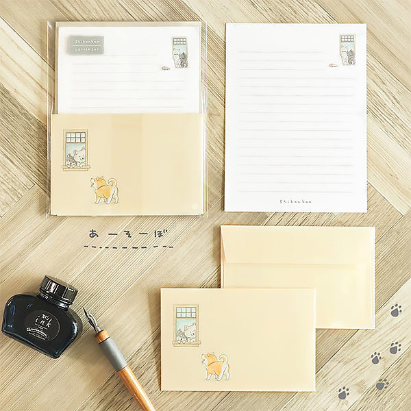 Papier Lettre & Enveloppe - Shiba Inu | Moshi Moshi Papeterie