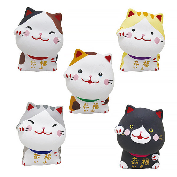 Figurine Chat Porte Bonheur - Omikuji Mike | Moshi Moshi Boutique 