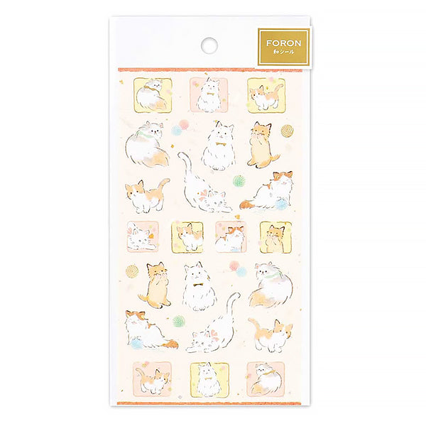 Stickers Chat - Western Style Cats | Moshi Moshi Papeterie Japonaise