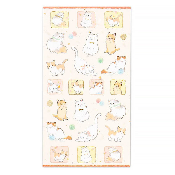 Stickers Chat - Western Style Cats | Moshi Moshi Papeterie Japonaise