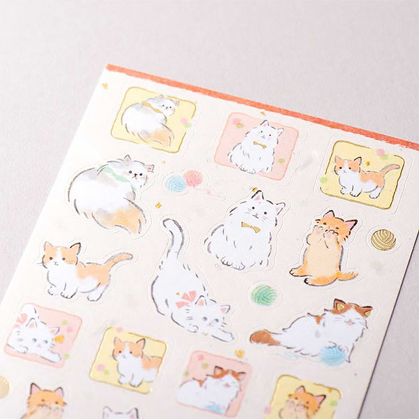 Stickers Chat - Western Style Cats | Moshi Moshi Papeterie Japonaise