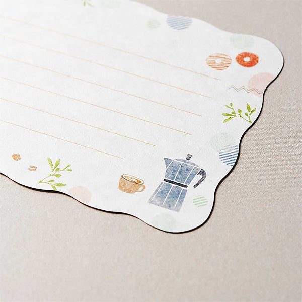 Papier Lettre Japonais L'Allure - Café | Moshi Moshi Paris