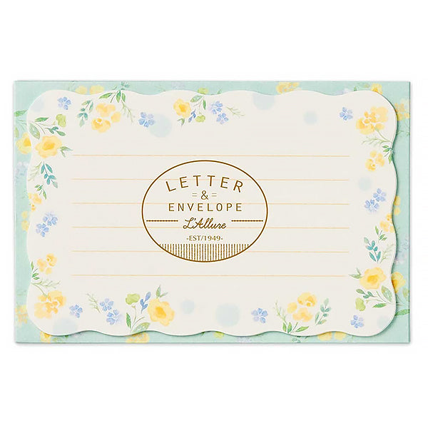 Papier Lettre Japonais L'Allure - Flower | Moshi Moshi Paris