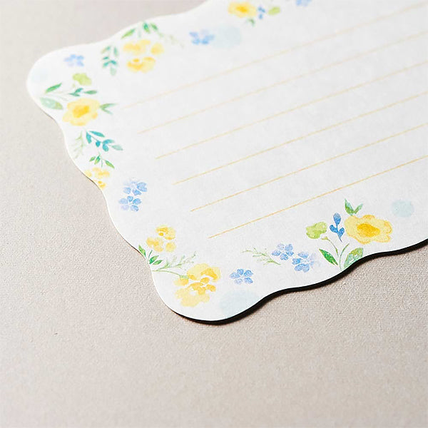 Papier Lettre Japonais L'Allure - Flower | Moshi Moshi Paris