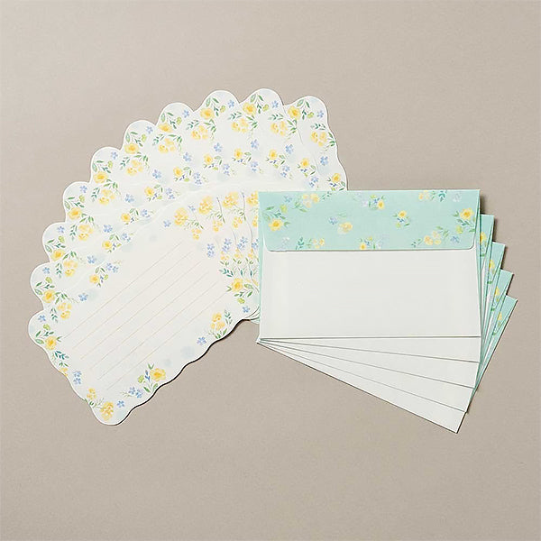 Papier Lettre Japonais L'Allure - Flower | Moshi Moshi Paris