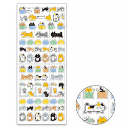 Stickers Schedule Tiny  - Cat Neko | Moshi Moshi Papeterie Kawaii