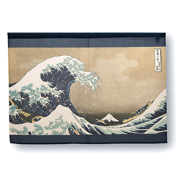 Noren La Grande Vague de Kanagawa - Déco Japonaise | Moshi Moshi 