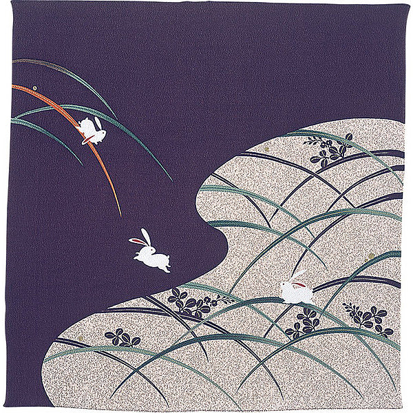 Furoshiki Usagi Chirimen - Emballage Cadeaux | Moshi Moshi Paris