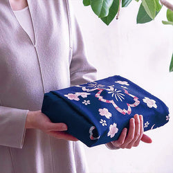 Furoshiki Sakura By Night - Made in Japan | Moshi Moshi Paris