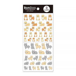 Stickers Bonbon - Shiba Inu & Cat | Moshi Moshi Papeterie