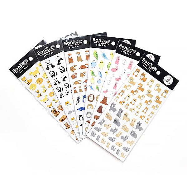 Stickers Bonbon - Shiba Inu & Cat | Moshi Moshi Papeterie