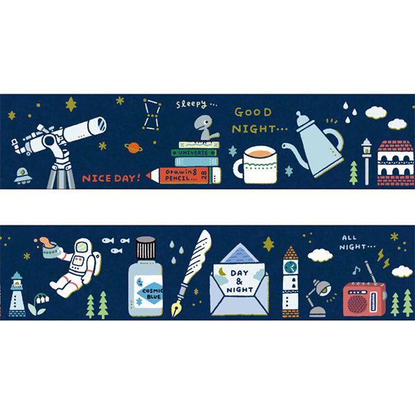 Washi Tape Yuto - Good Night | Moshi Moshi Papeterie Paris