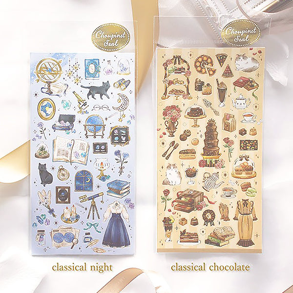 Stickers Jupine - Classical Night | Moshi Moshi Papeterie