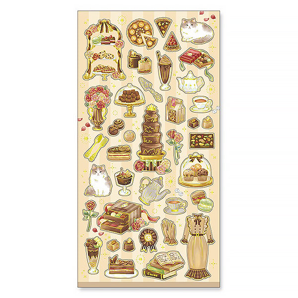 Stickers Jupine - Classical Chocolate | Moshi Moshi Papeterie