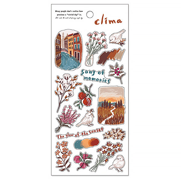 Stickers Clima Nostalgia - Papeterie Japonaise | Moshi Moshi Paris