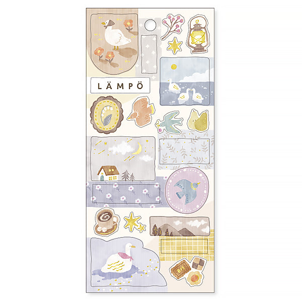 Stickers Lampo - Duck and Moon | Moshi Moshi Papeterie Paris