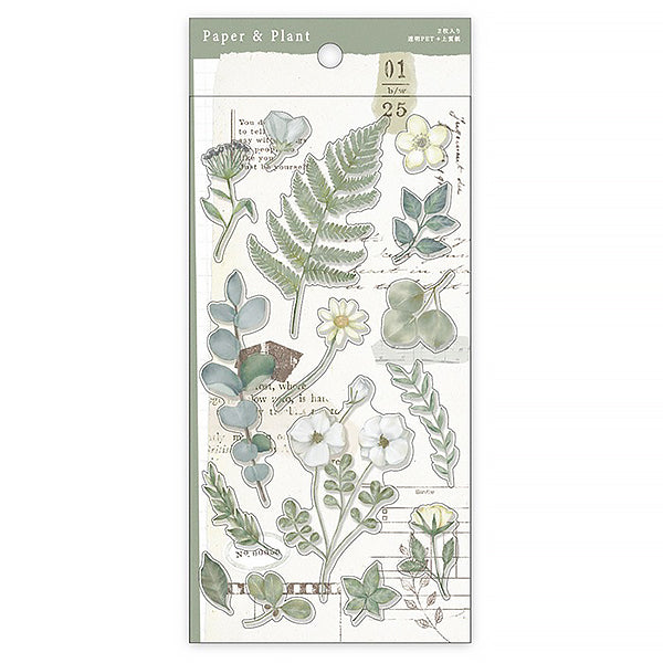 Stickers Paper & Plant - Papeterie Japonaise | Moshi Moshi Paris