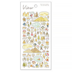 Stickers View 12AM - Papeterie Kawaii | Moshi Moshi Paris Japan