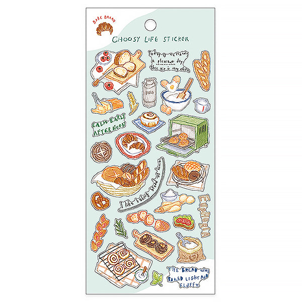 Stickers Choosy Life - Bake Bread | Moshi Moshi Papeterie Kawaii