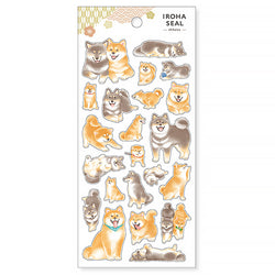 Stickers Irosha Shiba - Papeterie Japonaise | Moshi Moshi Paris