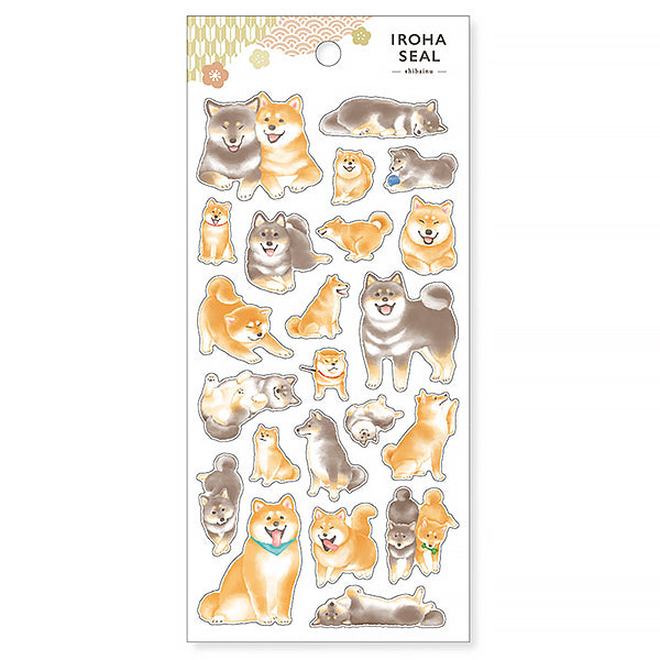 Stickers Irosha Shiba - Papeterie Japonaise | Moshi Moshi Paris