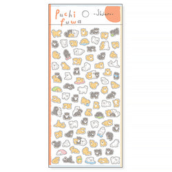 Stickers Japonais - Puchi Fuwa Shiba | Moshi Moshi Paris 