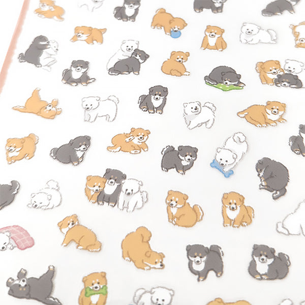 Stickers Japonais - Puchi Fuwa Shiba | Moshi Moshi Paris 