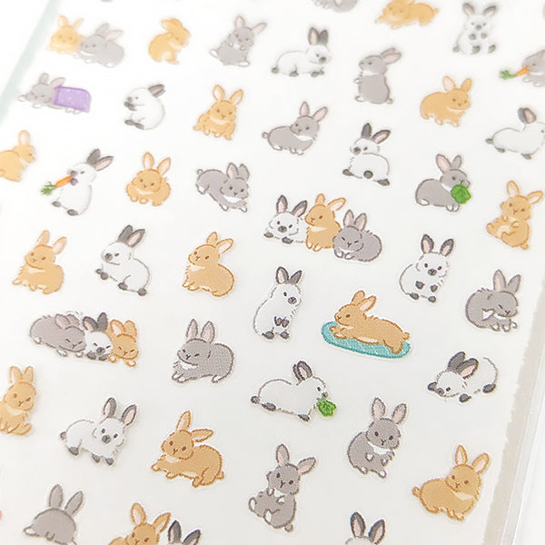 Stickers Japonais - Puchi Fuwa Usagi | Moshi Moshi Paris