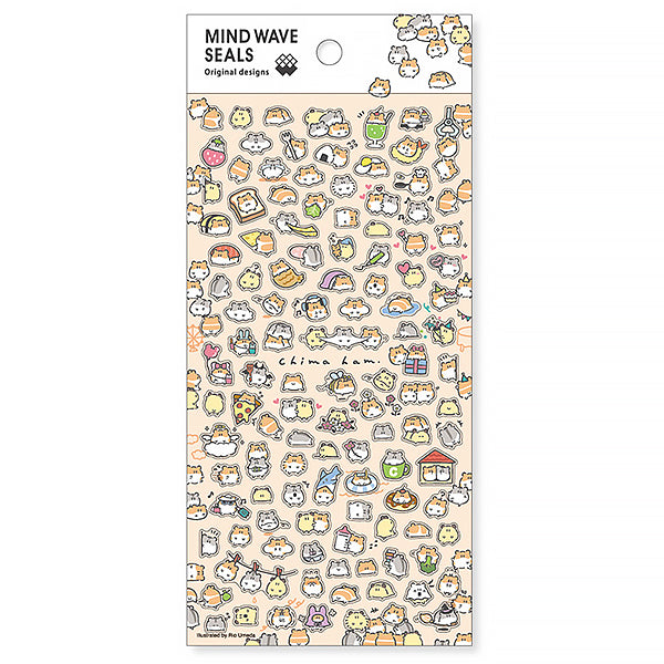 Stickers Kawaii - Chima Hamster | Moshi Moshi Papeterie Paris