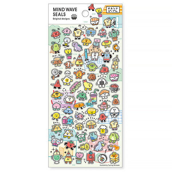 Stickers Japonais - Okashina People | Moshi Moshi Papeterie