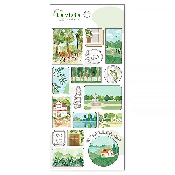 Stickers Japonais - La Vista Plante | Moshi Moshi Papeterie 