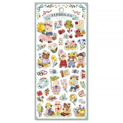 Stickers Merry Friends - Rabbit | Moshi Moshi Papeterie Kawaii