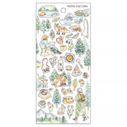 Stickers With Nature - Hiking | Moshi Moshi Papeterie Japonaise