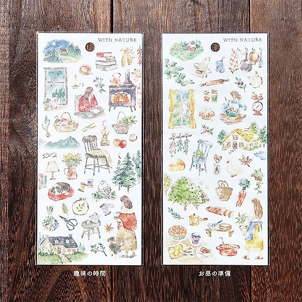 Stickers With Nature - Hobbies | Moshi Moshi Papeterie Japonaise