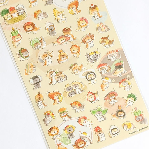 Stickers Japonais - Okaburi Neko | Moshi Moshi Papeterie