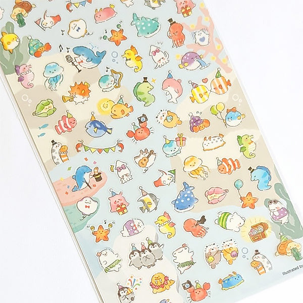 Stickers Kawaii - Sea Party | Moshi Moshi Papeterie Japonaise