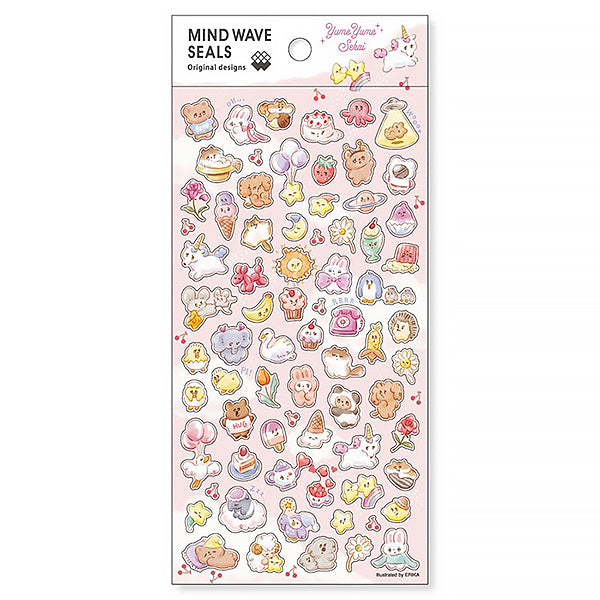 Stickers Kawaii - Yummy Yummy | Moshi Moshi Papeterie