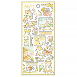 Stickers Fuwa Girly - Picnic | Moshi Moshi Papeterie