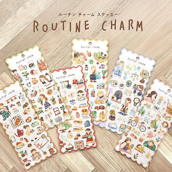 StickersStickers Routine Charm - Papeterie Kawaii | Moshi Moshi Paris Routine Charm - Papeterie Kawaii | Moshi Moshi Paris