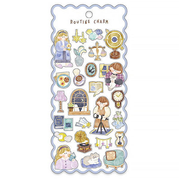 Stickers Routine Charm - Papeterie Kawaii | Moshi Moshi Paris